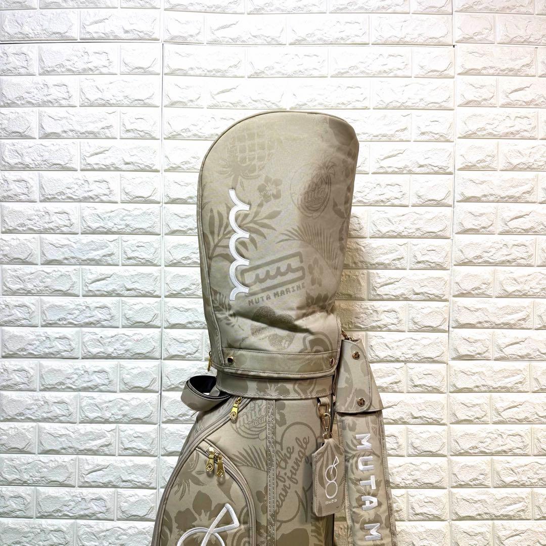ほぼ未使用品　ムータマリン　muta MARINE 即完モデル　総柄　ベージュ