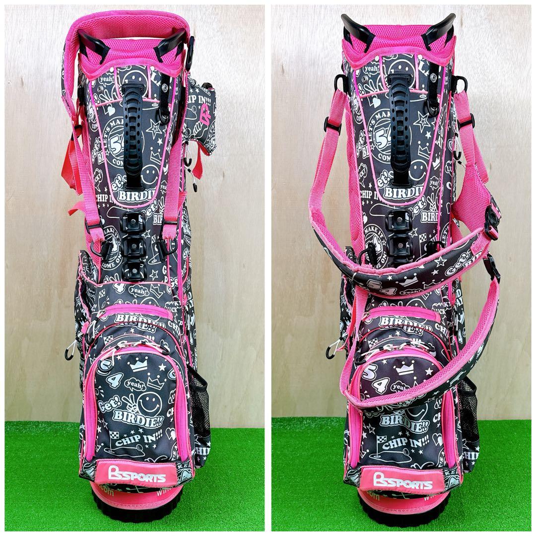 【良品】 WINWIN STYLE キャディバッグ スタンド式 2.0kg 9型