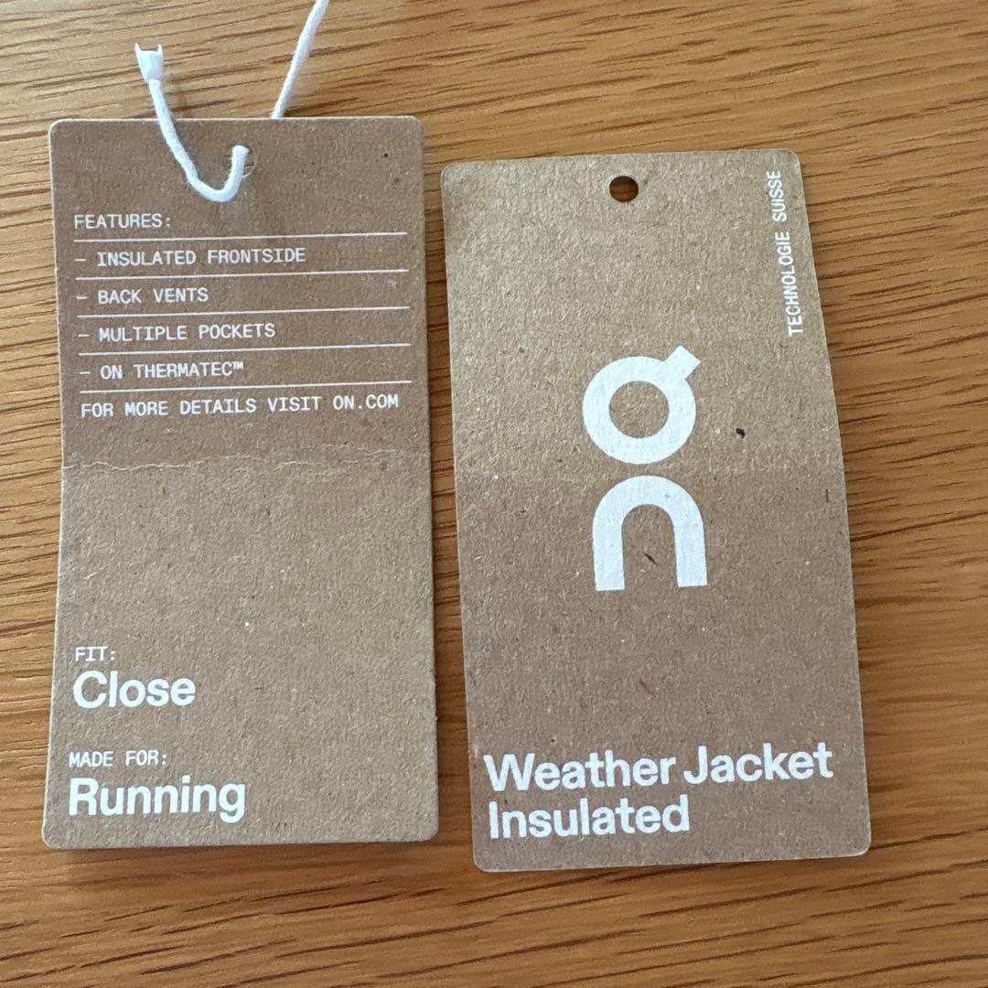 【定価46,000】On Weather Jacket Insulated