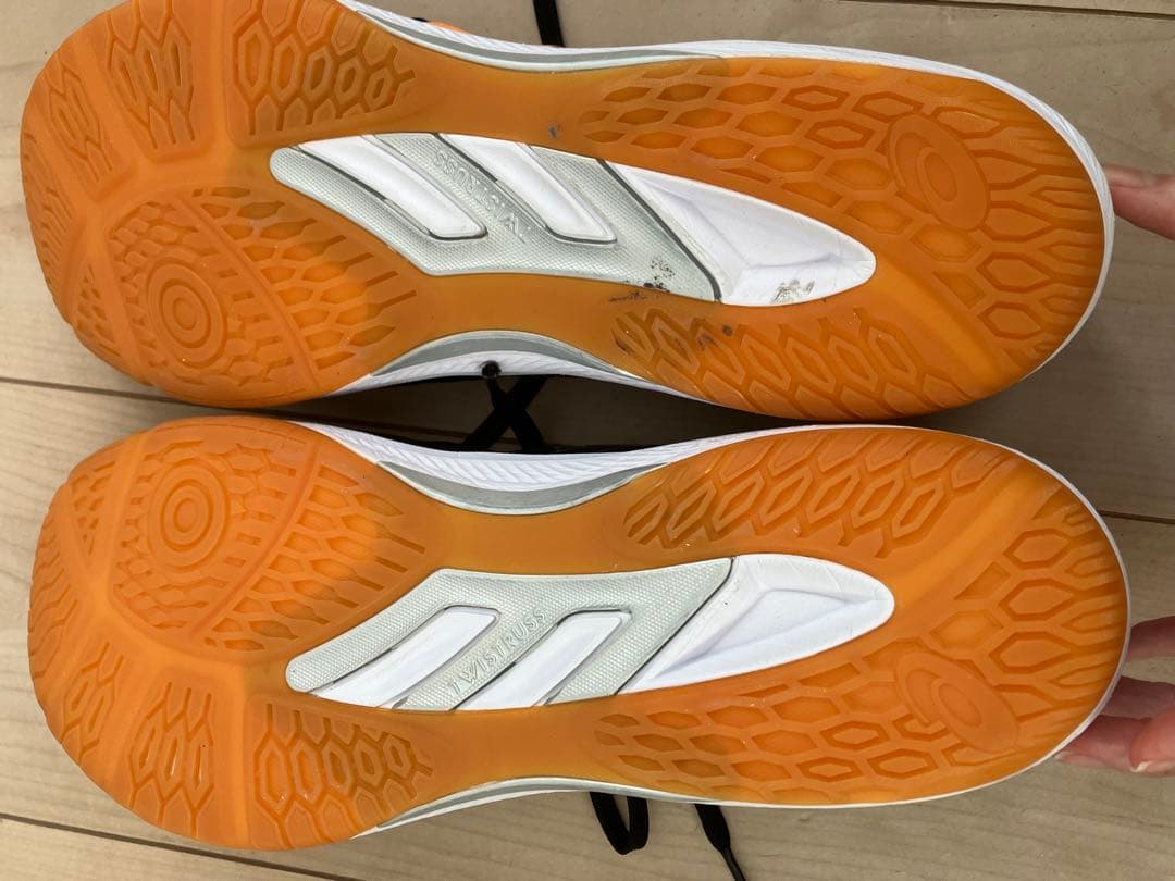 ASICS バレーボールシューズ 30cm ブラック/オレンジ