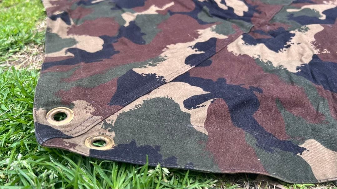 ハンガリー軍 M90 ウッドランドカモ 軍幕 テントシート［２枚］