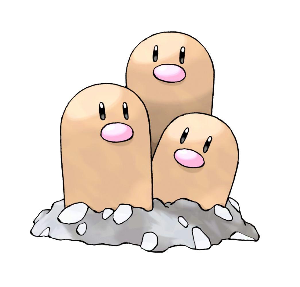 ■ポケットモンスター：モンスターコレクション▩ディグダ・ダグトリオ◇初期★レア