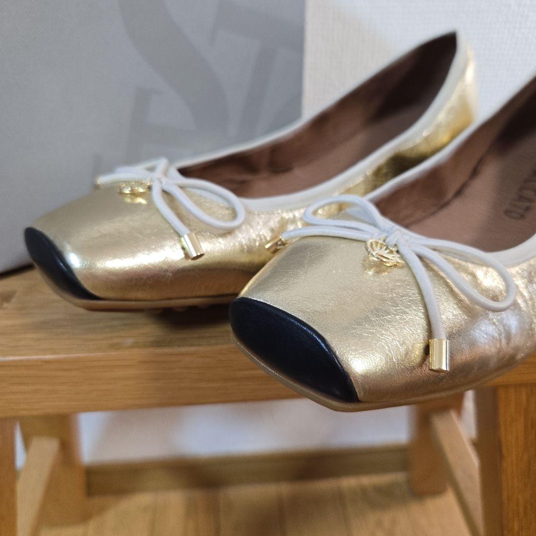 【未使用】STACCATO　スタッカート ゴールド バレエシューズ　バレエコア