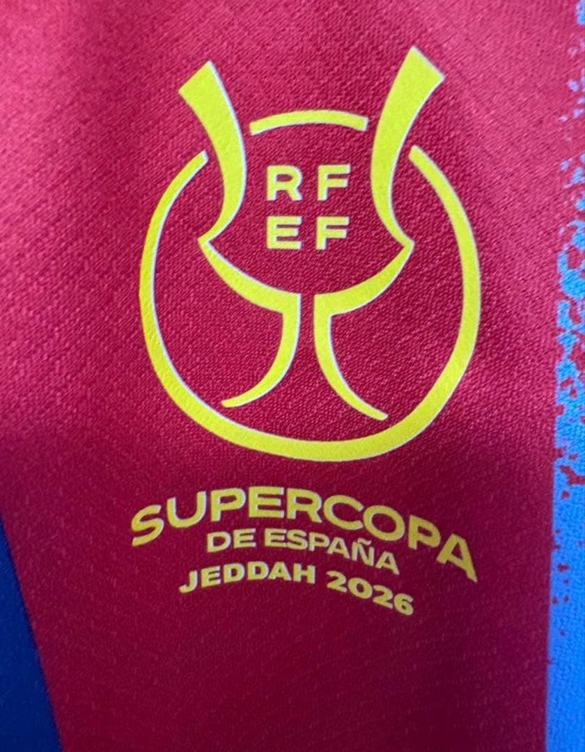 【新品タグ付き】FC バルセロナ25/26 スーパーコパ 4thキット