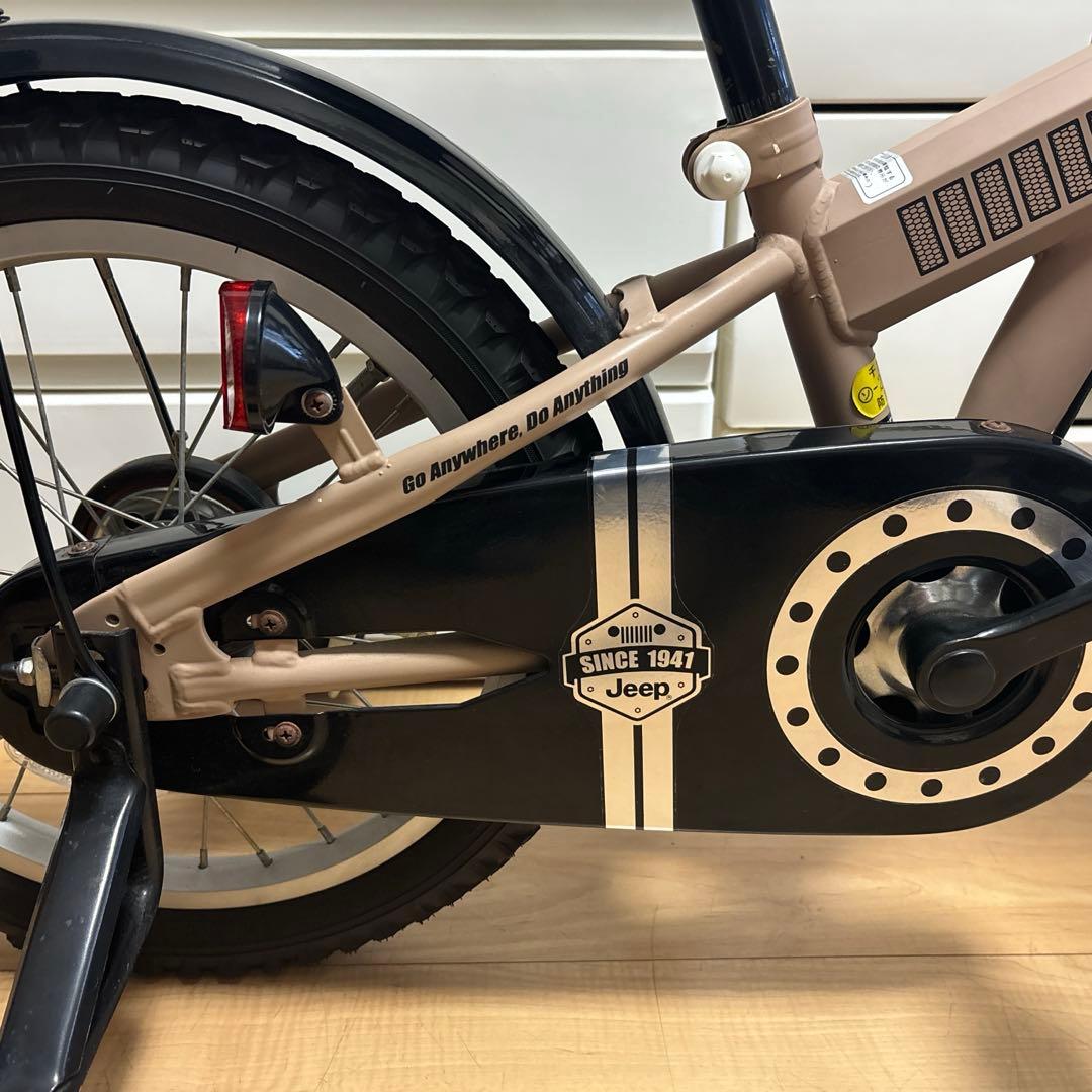 Jeep 子供用自転車 ベージュ　16インチ