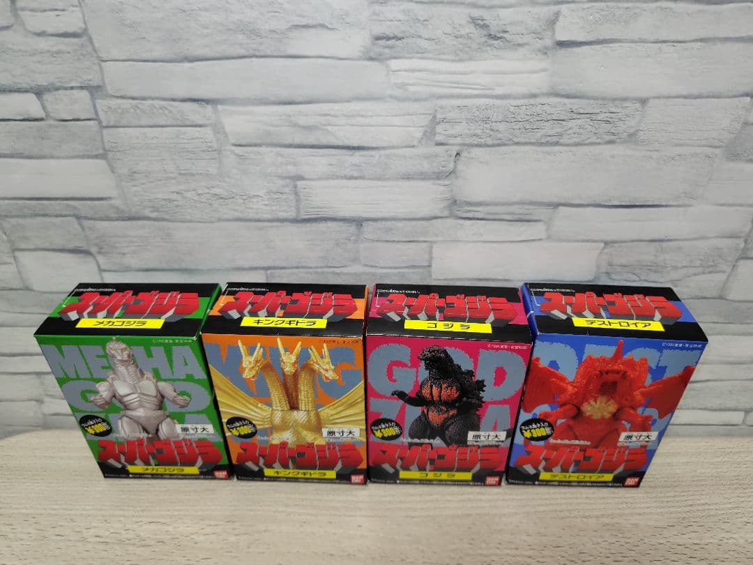 スーパーゴジラ 5体 セット　メカゴジラ　キングギドラ　デストロイヤ 　食玩
