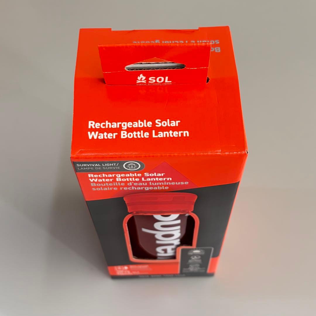 新品Supreme SOL Water Bottle Lantern Red 赤