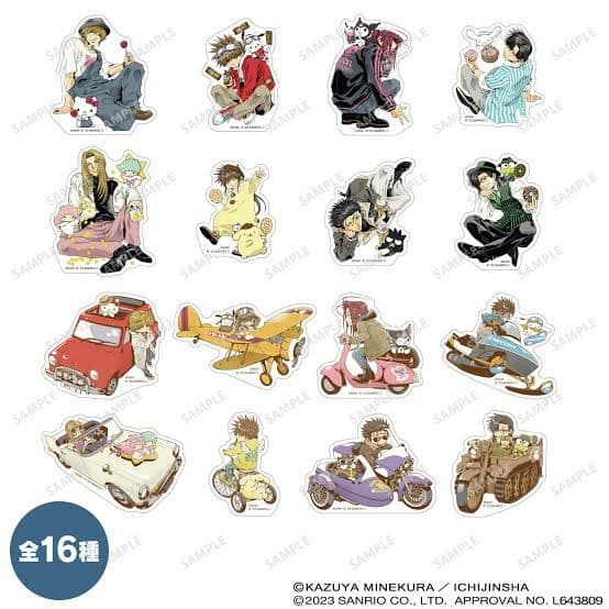 最遊記 サンリオ クリアミニステッカー コンプリートBOX 全16種 新品 レア