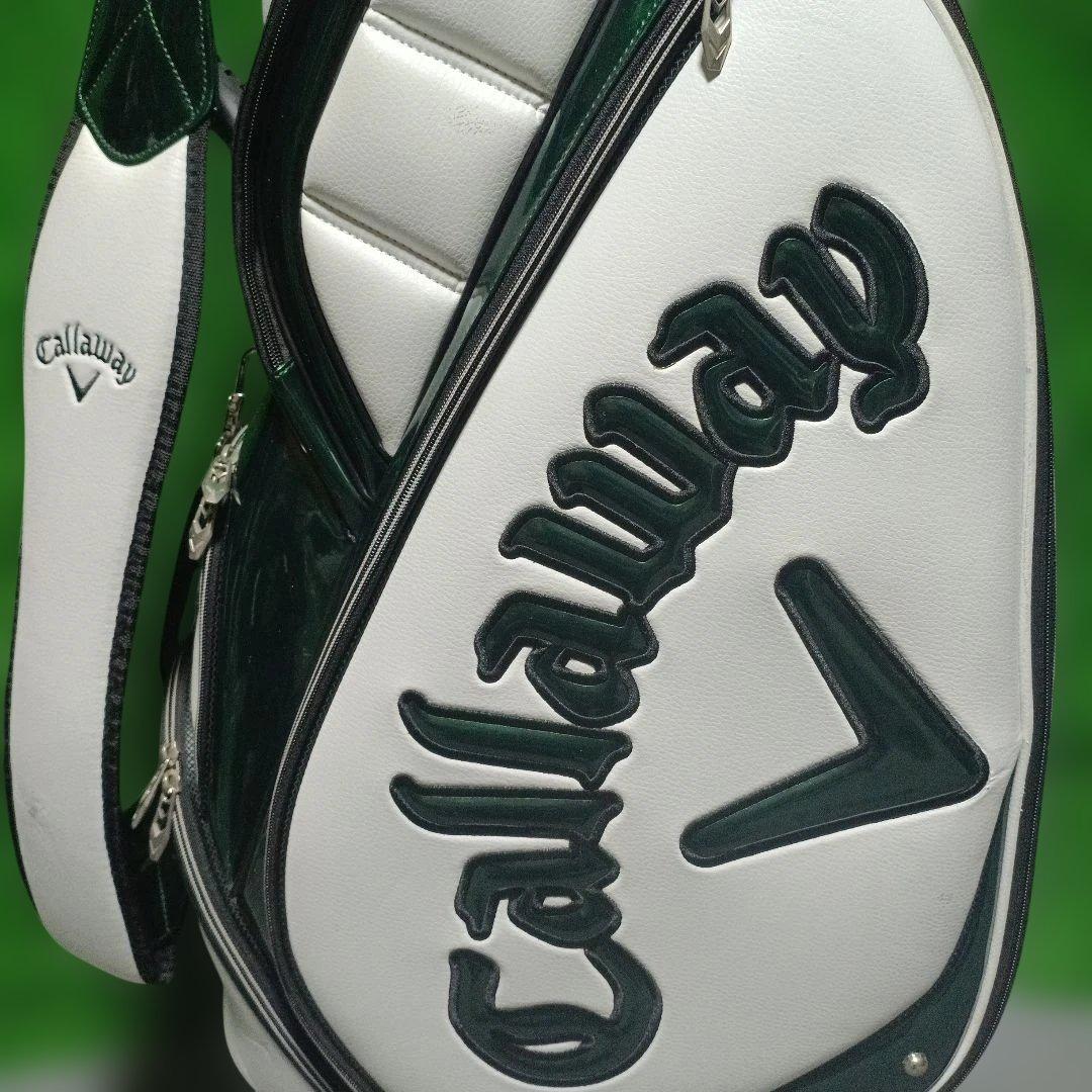 Callaway キャディバッグ ホワイト・グリーン フードなし