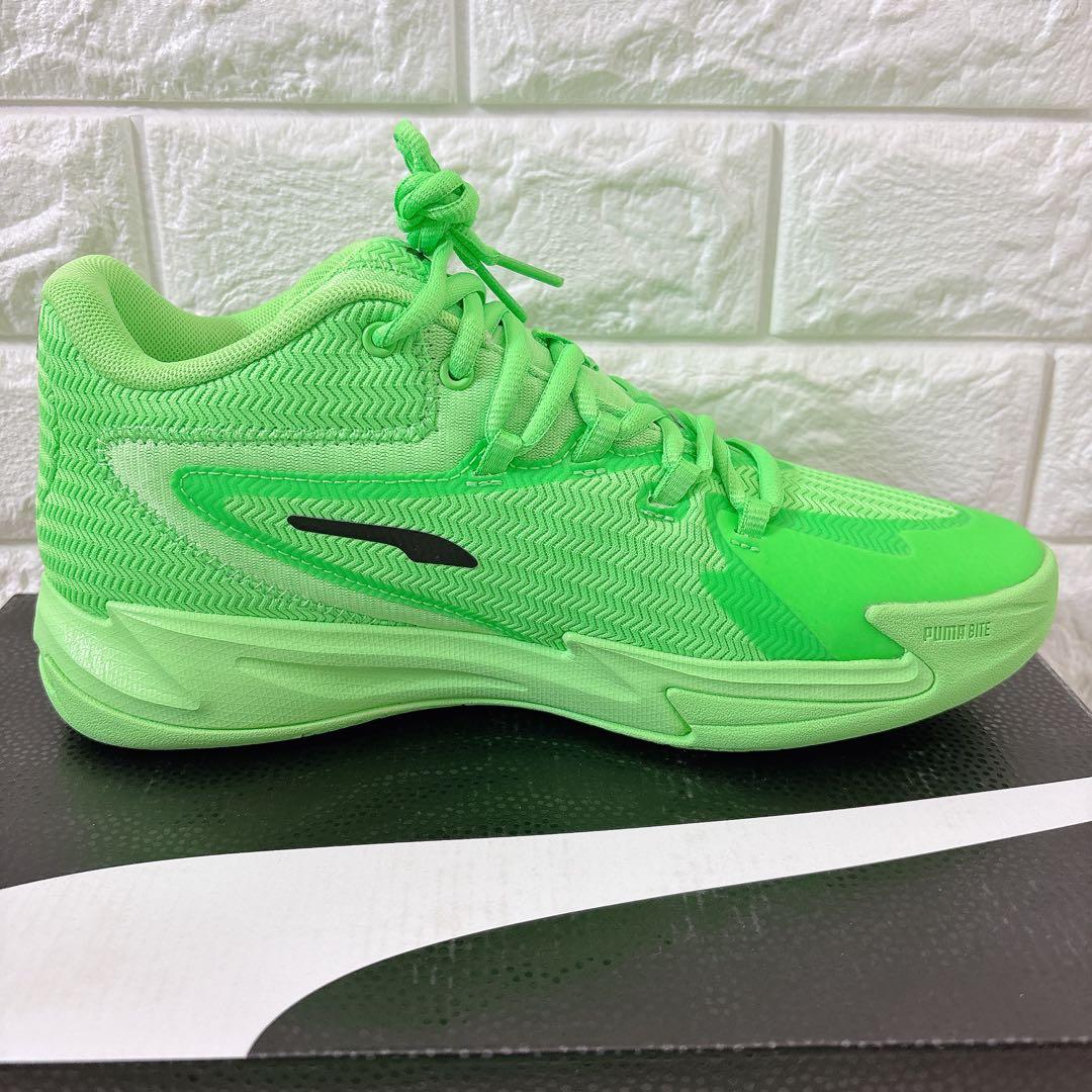 未使用品 試着のみ PUMA DAGGER 25.5cm ライトグリーン 希少色