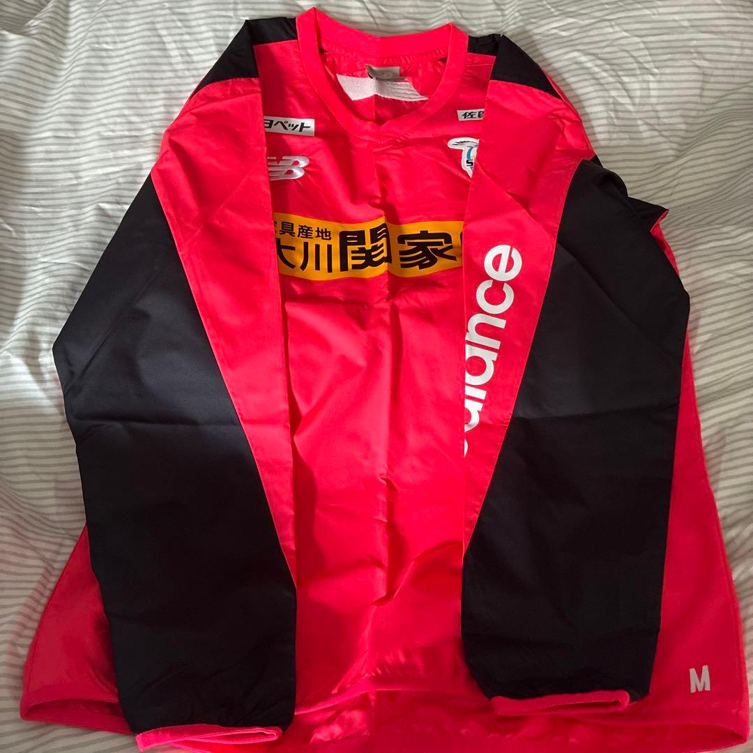 New Balance 赤 長袖 Tシャツ Mサイズ