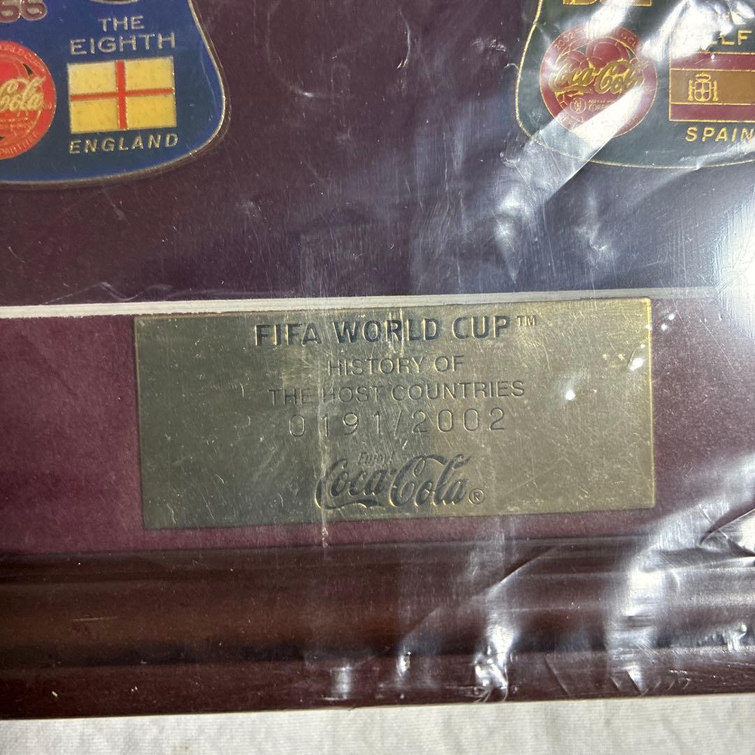 コカ・コーラ 2002FIFAワールドカップ記念歴代開催国旗ピンバッジ