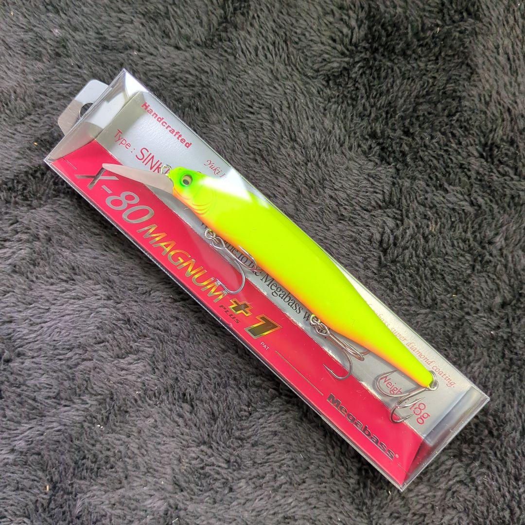 ABO)メガバス X-80マグナム+1 ドチャートOB 2ケ