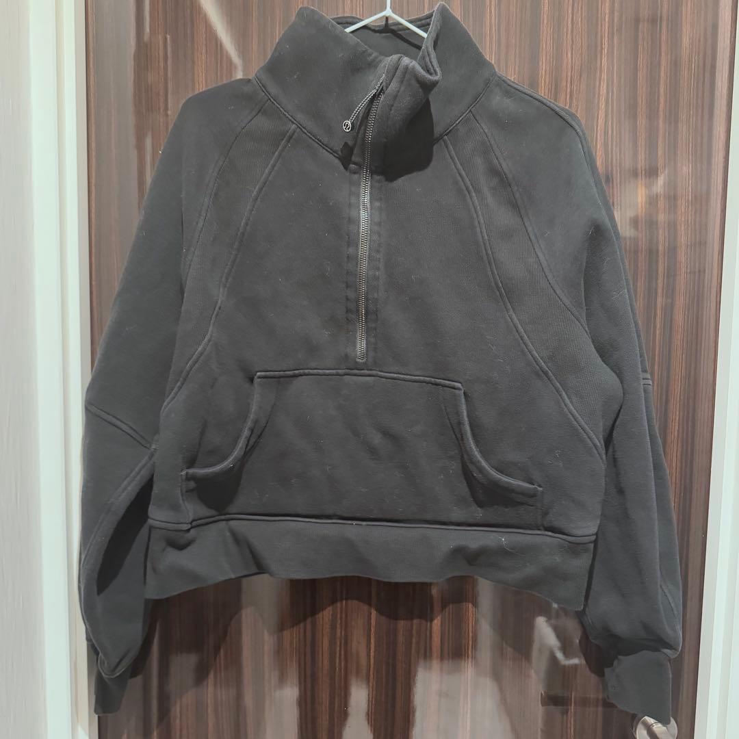 ルルレモン lululemon オーバーサイズ ファネルネックハーフジップ