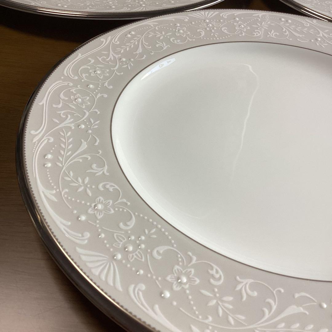ノリタケ　Noritake シルバーパレス　27.5cmプレート　3枚セット