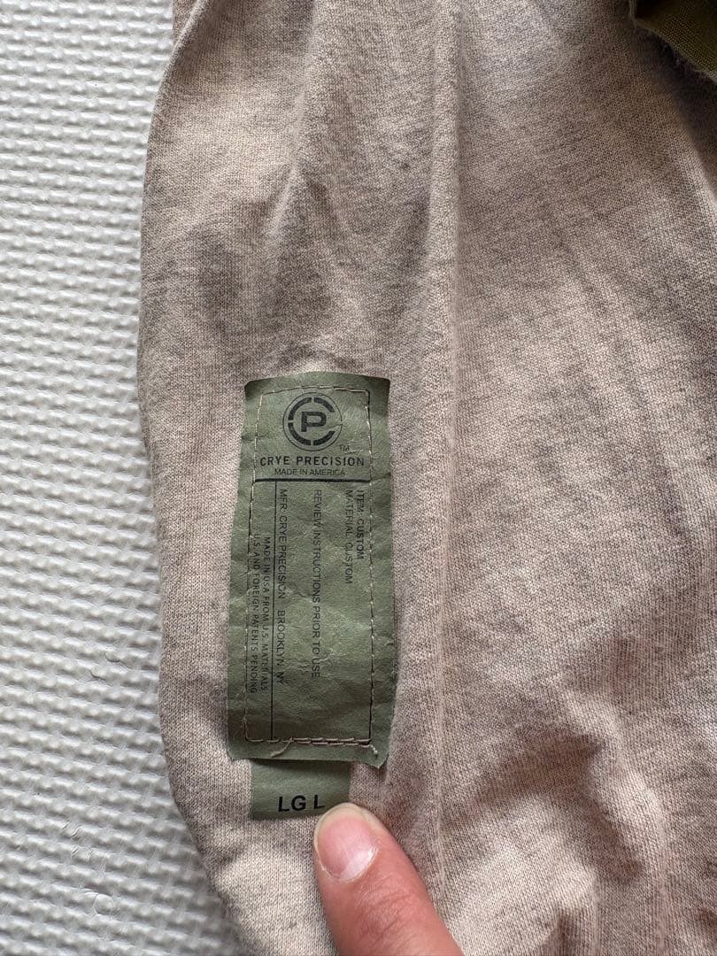 実物　CRYE PRECISION コンバットシャツ、パンツセット