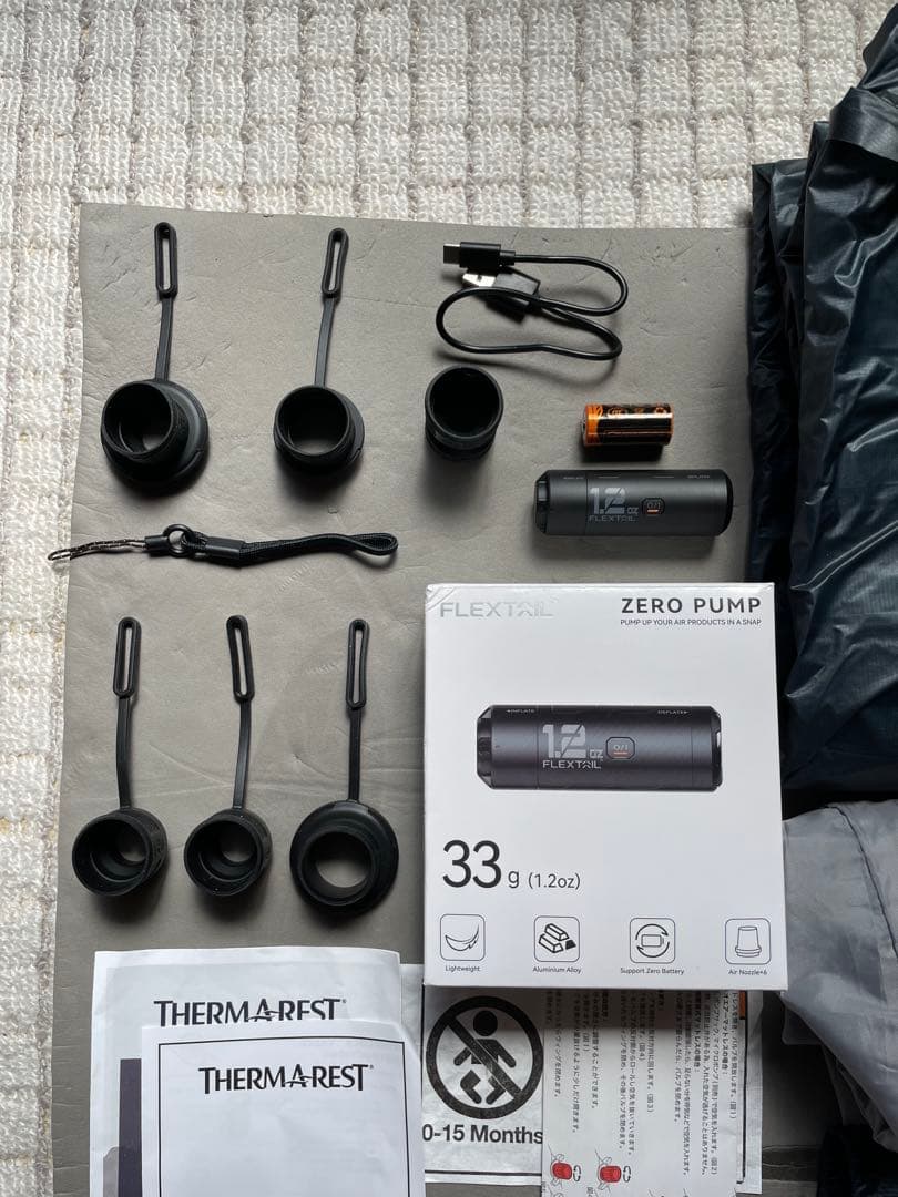 【最終値下げ】THERMAREST ネオエアーウーバーライトRW & ゼロポンプ