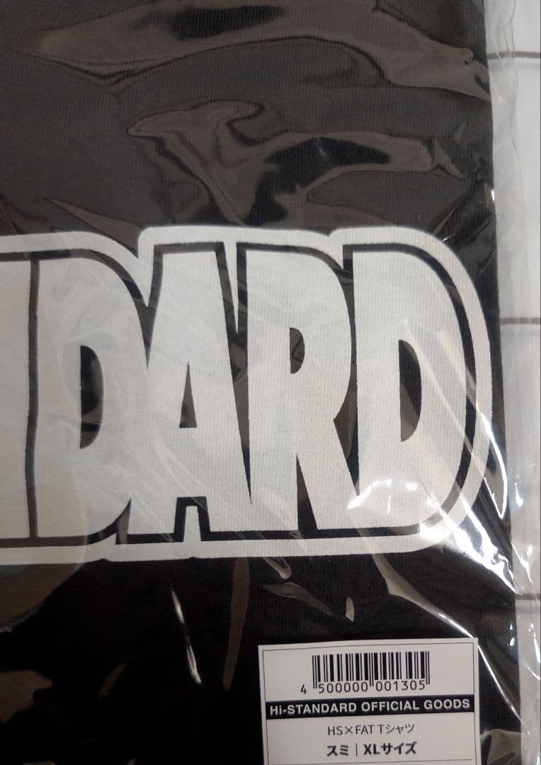 ハイスタTシャツ　Hi-STANDARD HS×FAT T　XL(SUMI)