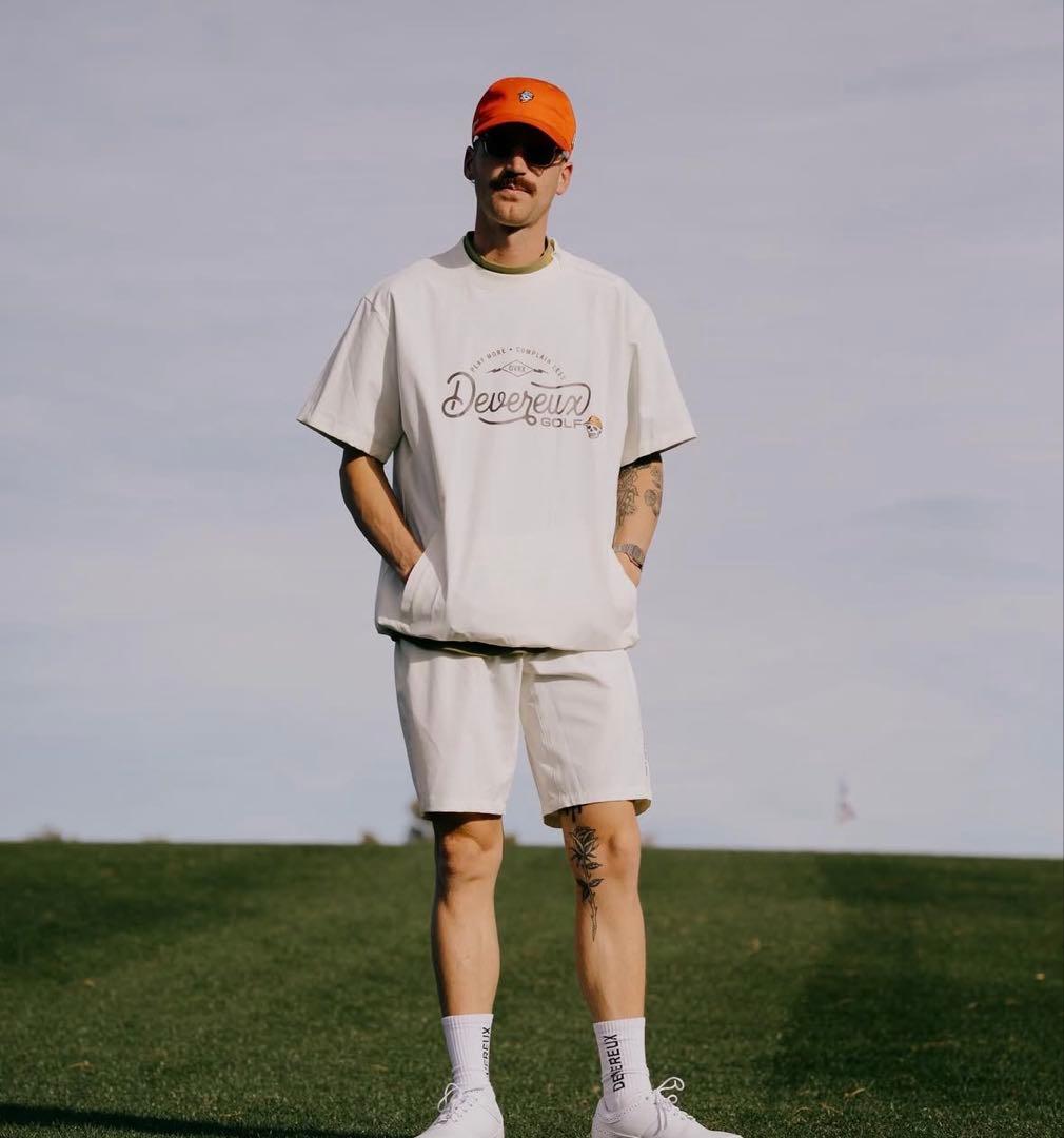 i*i様 美品✨Devereux Golf アイボリー シャツ　サイズM