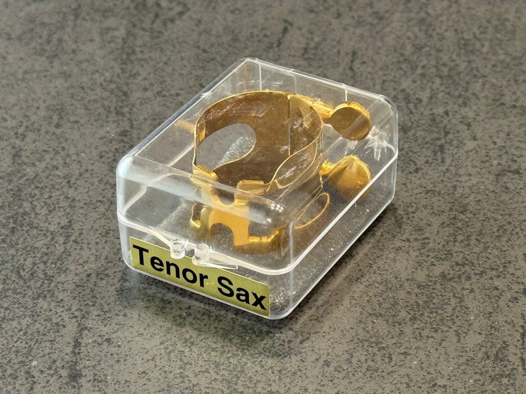 美品 ハリソン テナーサックス リガチャー 金メッキ HARRISON