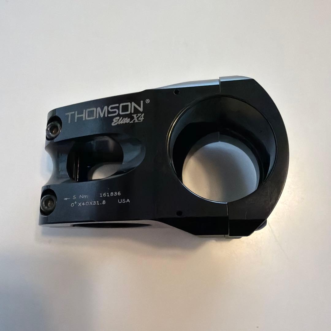 THOMSON Elite X4 ステム 31.8mm ブラック