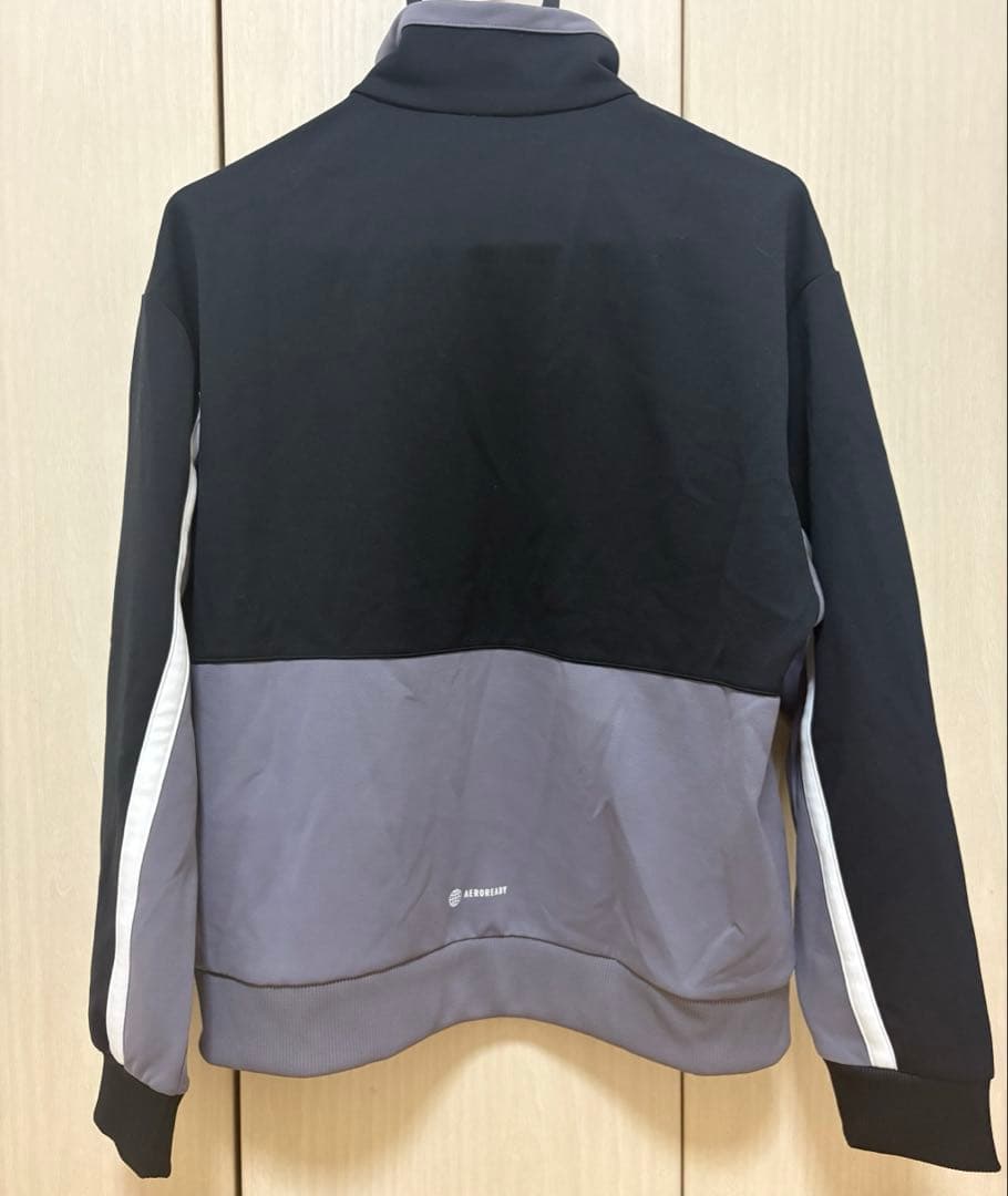 adidas チーム ルーズフィット ダブルニット トラックトップ Lサイズ