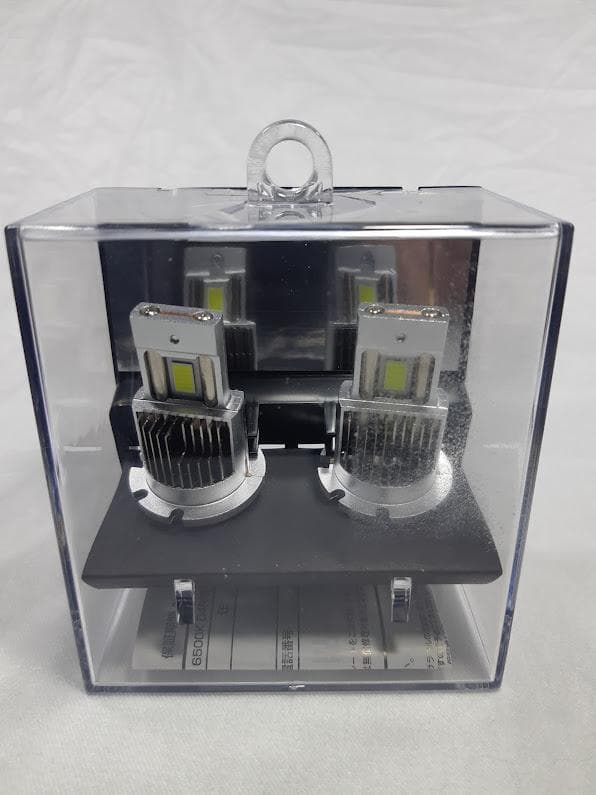 カシムラ HID→LEDヘッドライト 8400lm 未使用 ケース破損特価