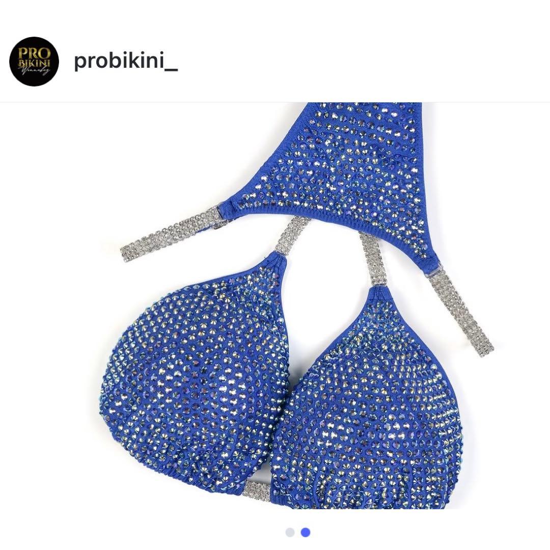 コンテストビキニ　ブルー　probikini FWJ zenix SSA
