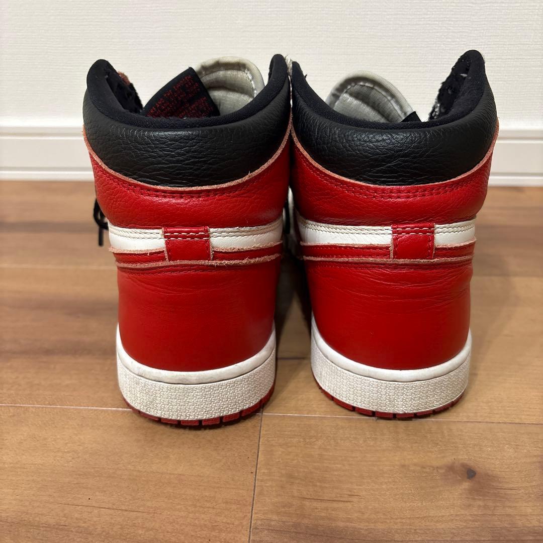 Nike Air Jordan 1 ホワイト/レッド/ブラック 27cm