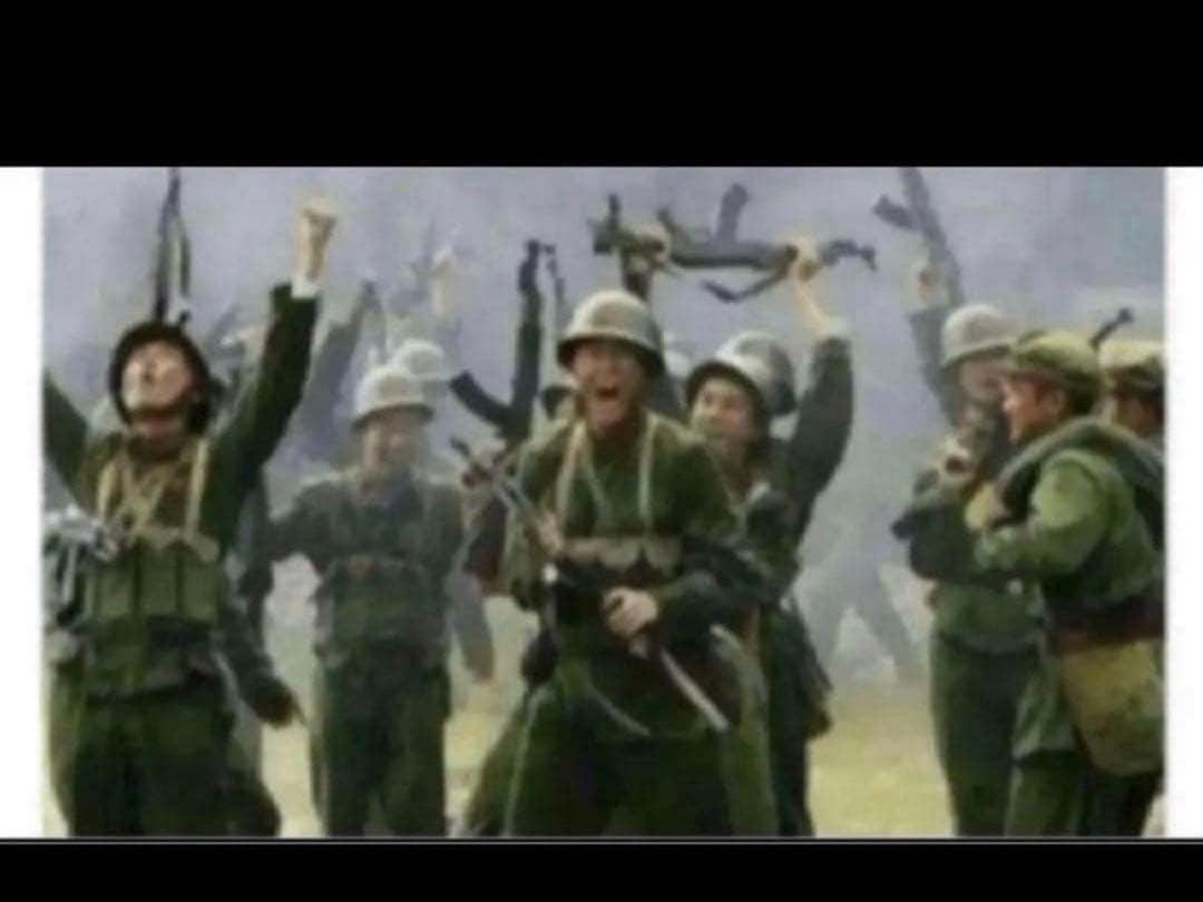 新品官給本物ベトナム戦争65式中国人民解放軍戦闘服上下帽子人民鞄 セット