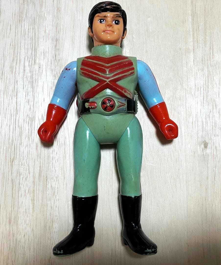 70年代 ポピー 仮面ライダーX ソフビ人形 当時物 昭和レトロ フィギア 玩具