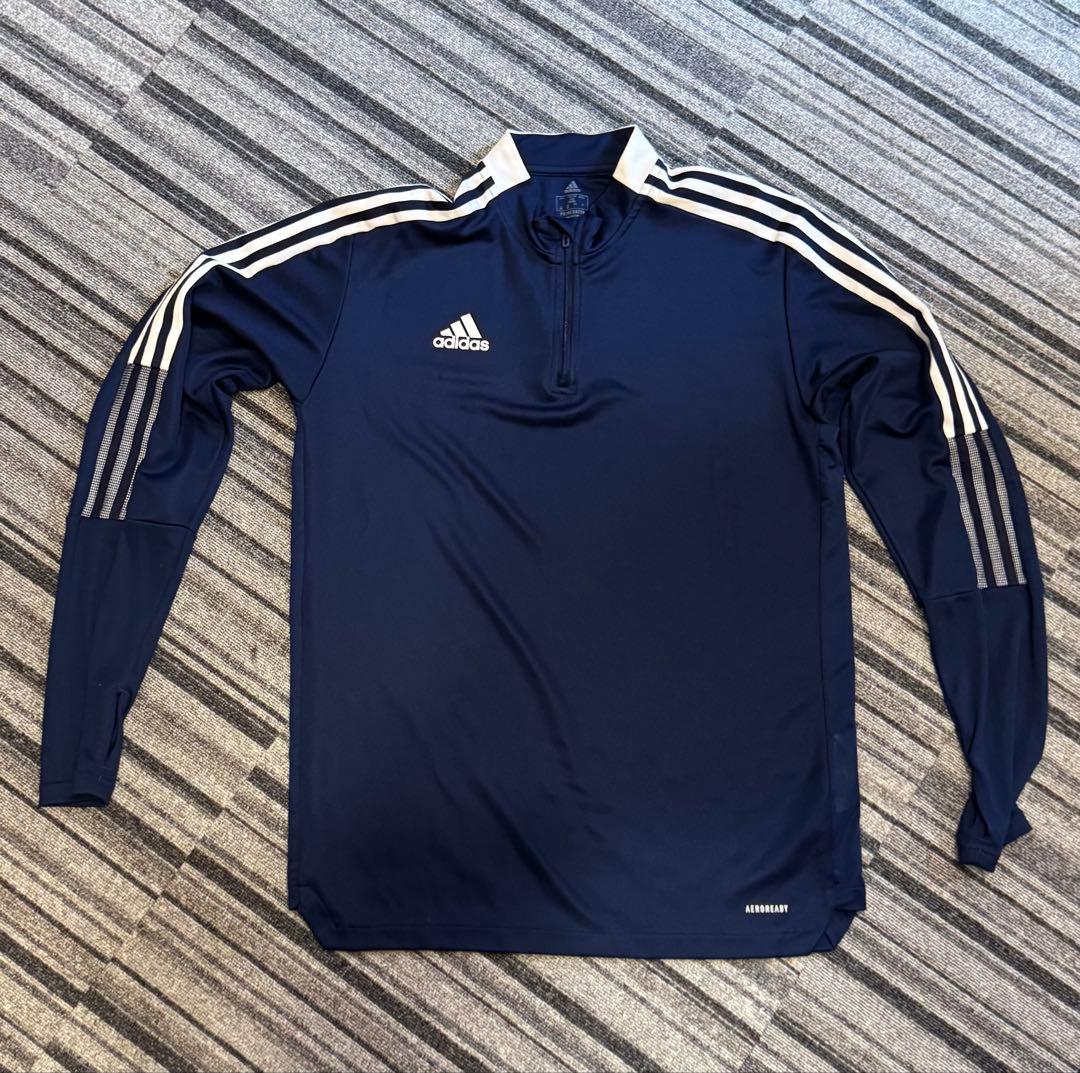adidas サッカーウェアセット ネイビー 2XO/3XL