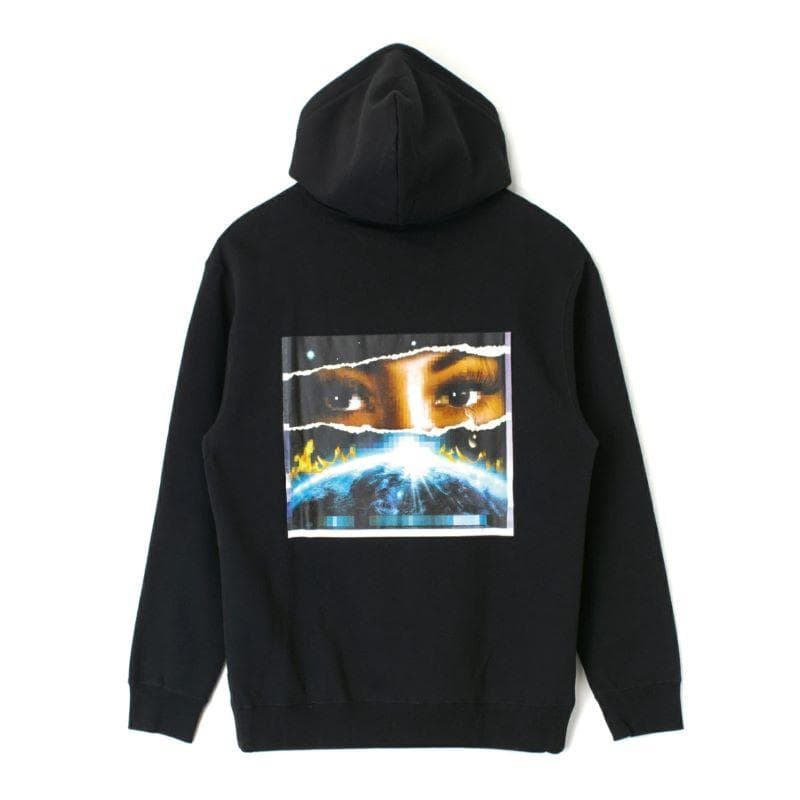 HUF メンズ PF00618 Lサイズ BLACK
