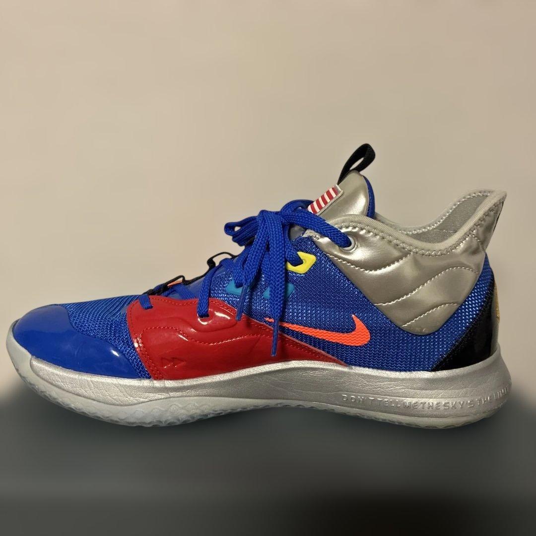 NIKE NASA PG3 EP コラボ ポールジョージ3 ブルー 31.0㎝