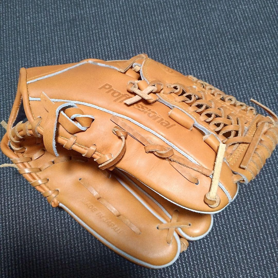xa ザナックス　プロフェッショナル　 イエロー　グローブ　野球