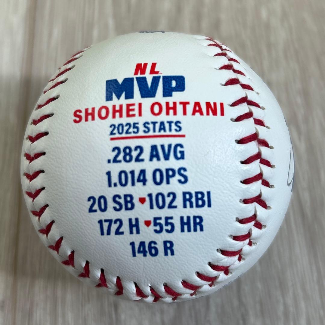 g*5様 Shohei Ohtani MVP記念ボール 2025