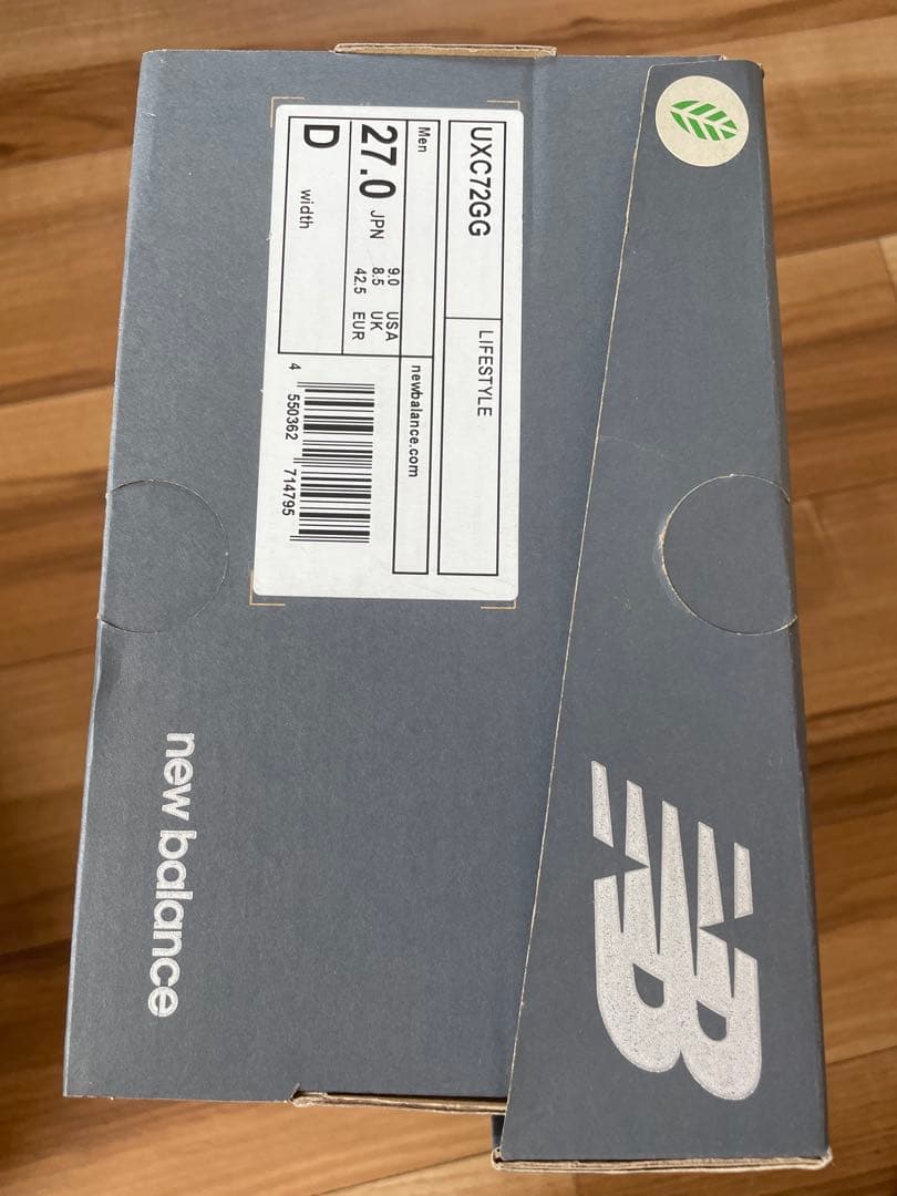 未使用New Balance 27.0cmニューバランス UXC72GGグレー