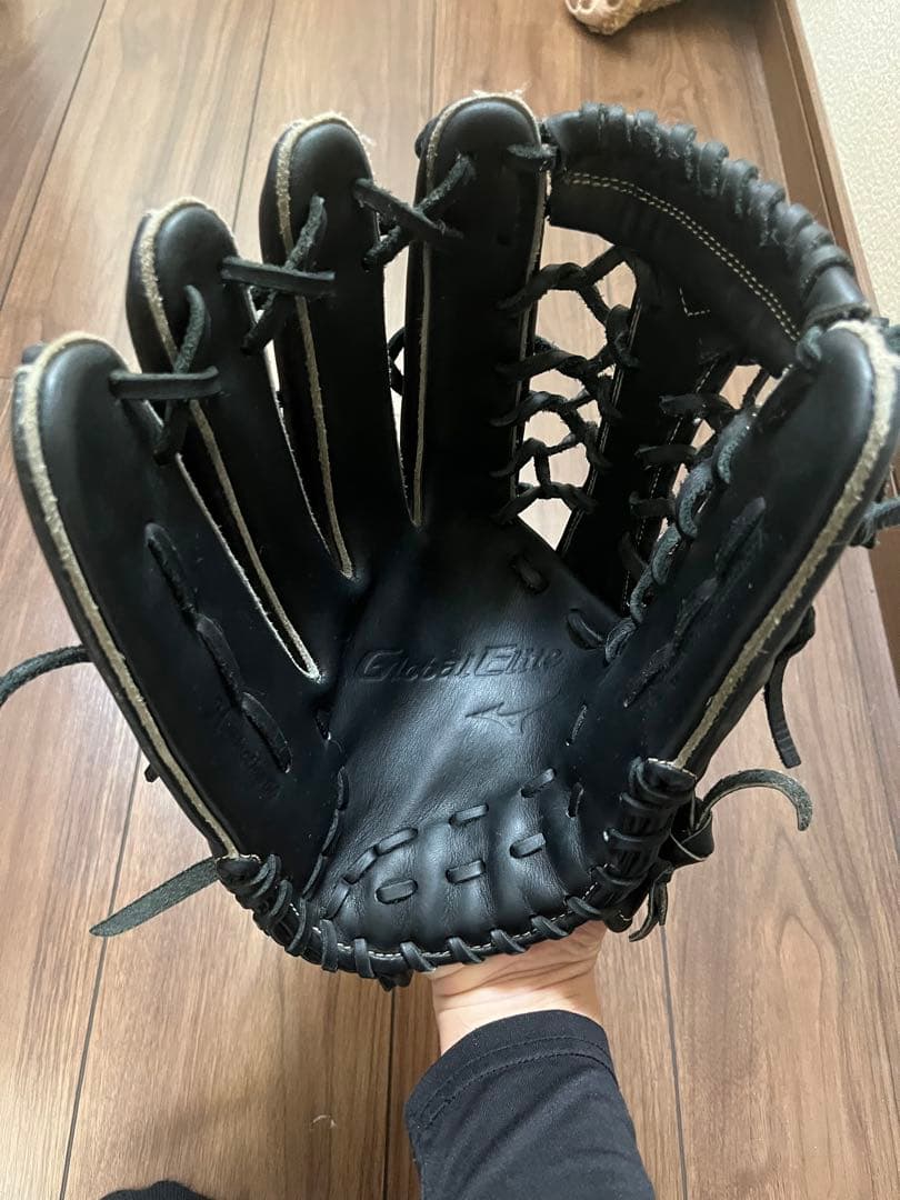 Mizuno 軟式グローブ 黒 右手用
