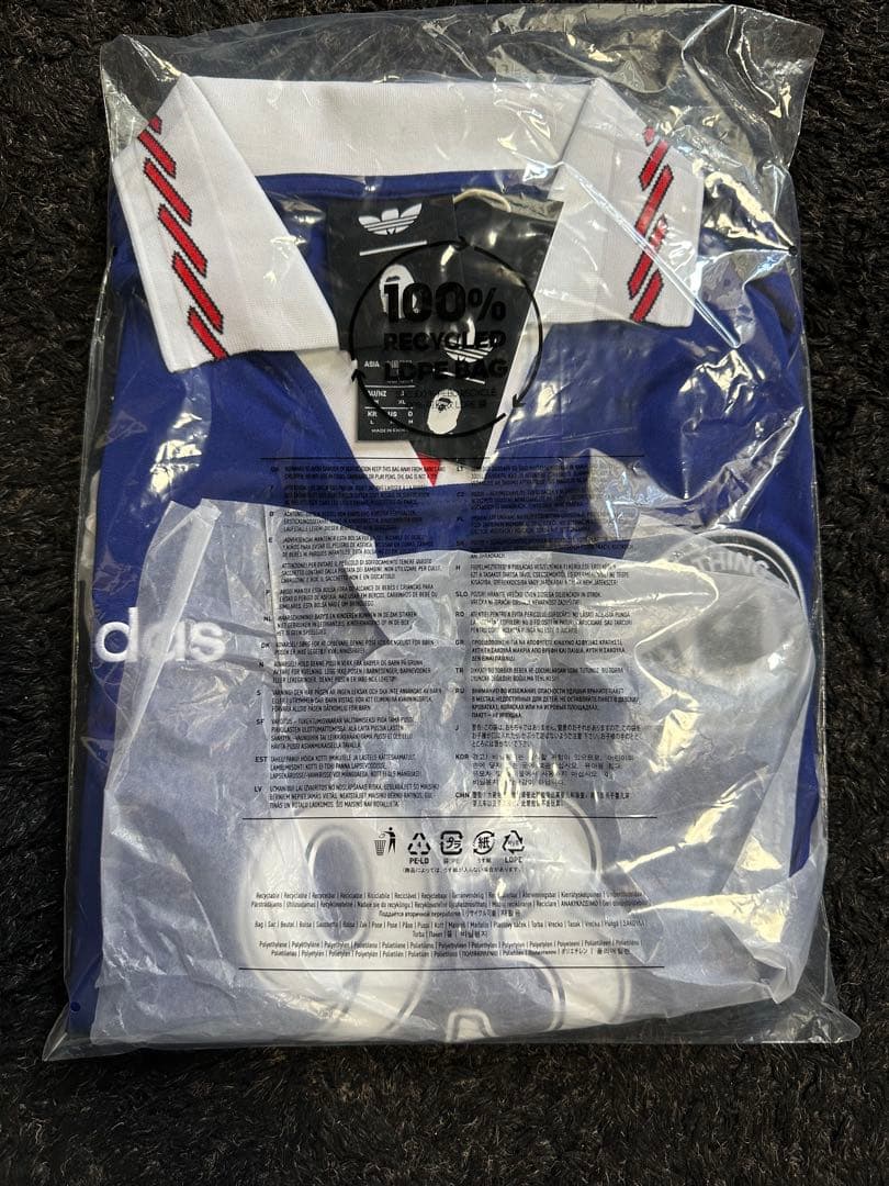 BAPE ADIDAS FLAME JERSEY XLサイズ