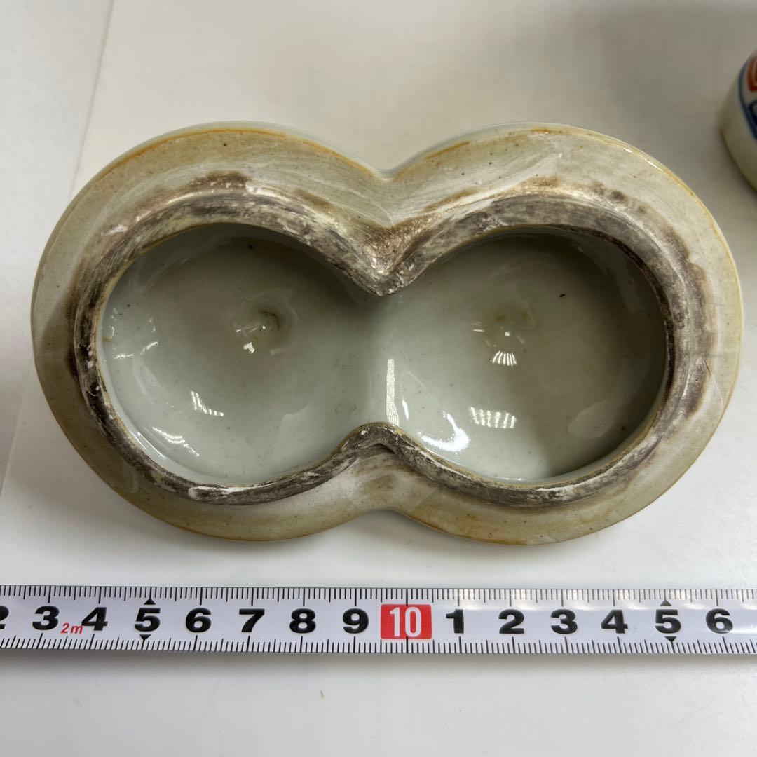 中国美術大明萬暦年製 萬歴赤絵蓋物 h25.5cm 東キ8-0307① タサオサ