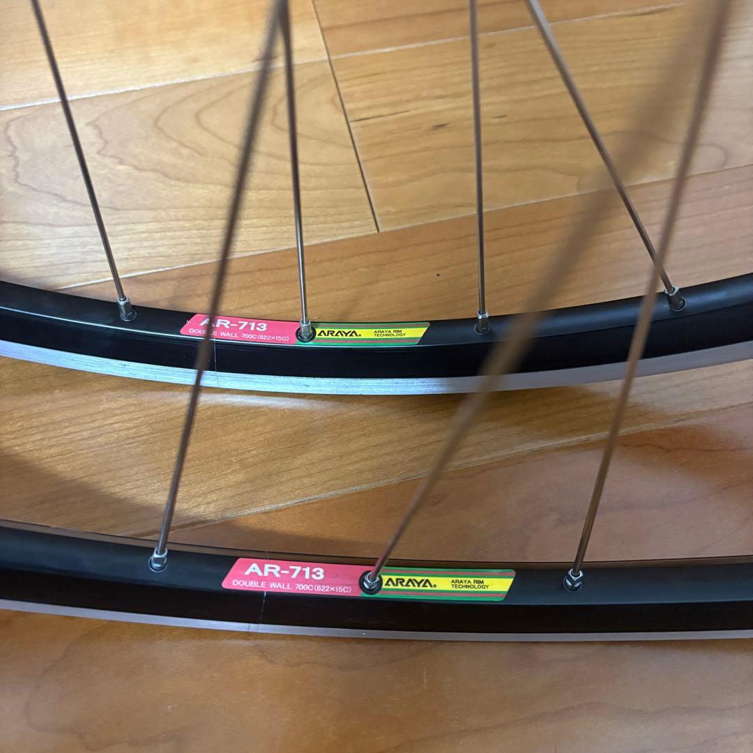 ARAYA ピスト 700C 前後ホイールセット