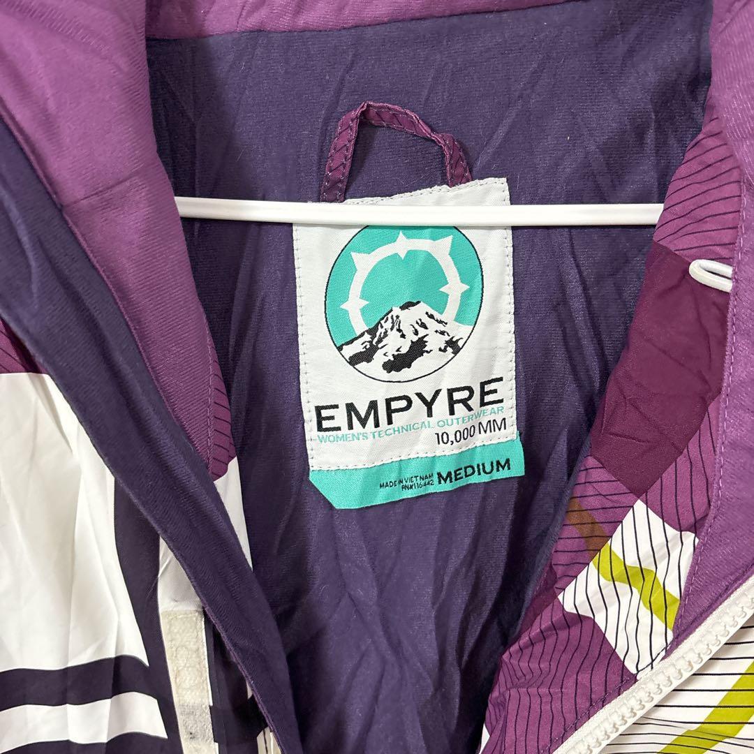 美品✨️【M】EMPYRE 女性用スノーボードジャケット 冬 スノボ ウェア
