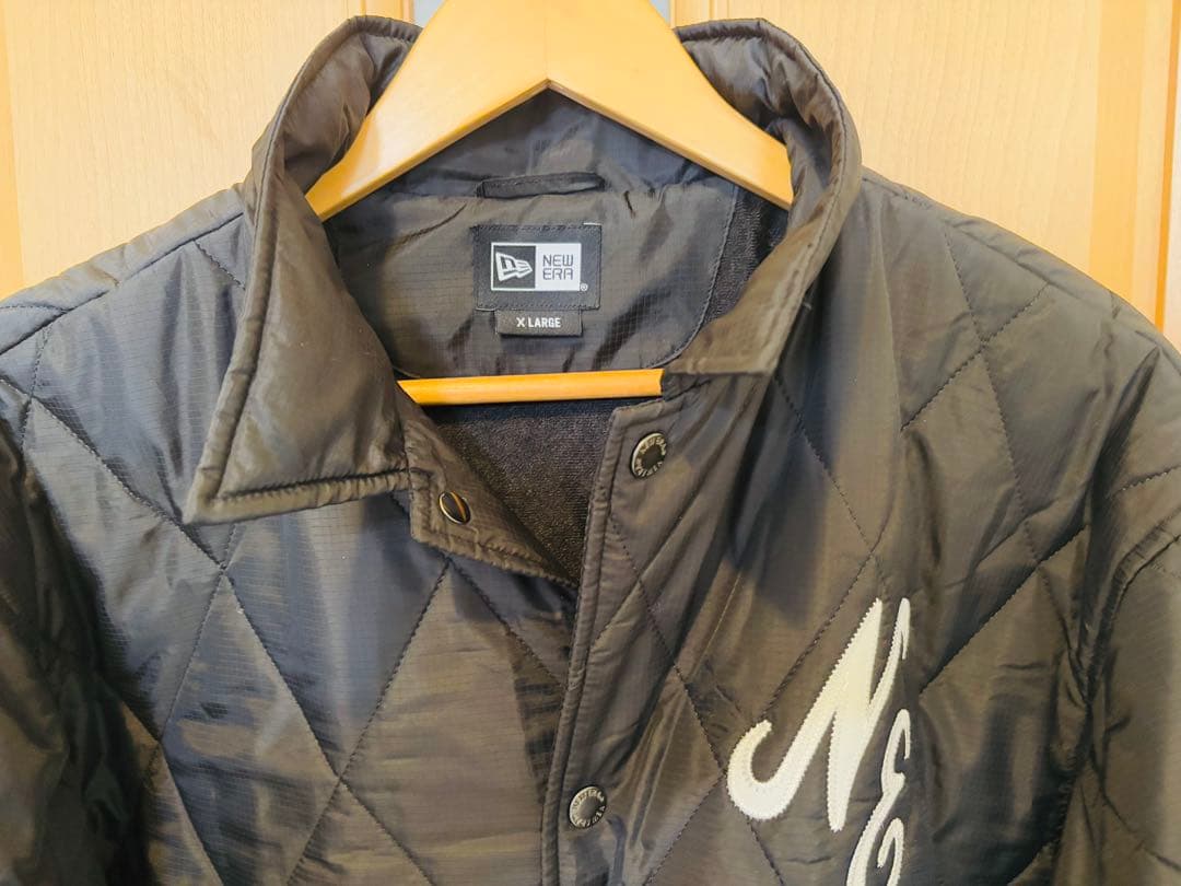 NEW ERA キルティングジャケット X-LARGE ブラック