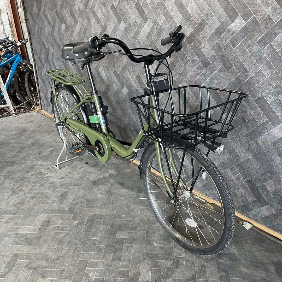 電動アシスト自転車 オリーブグリーン