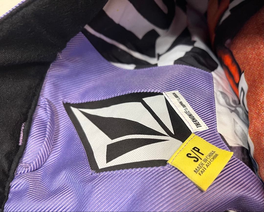 Volcom スノーボードウェア セットホワイト/パープル