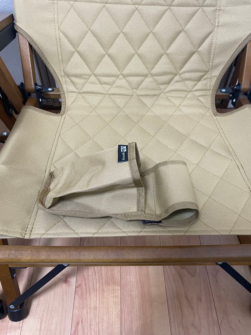 WAQ Folding Wood Chair チェア タン 2脚セット