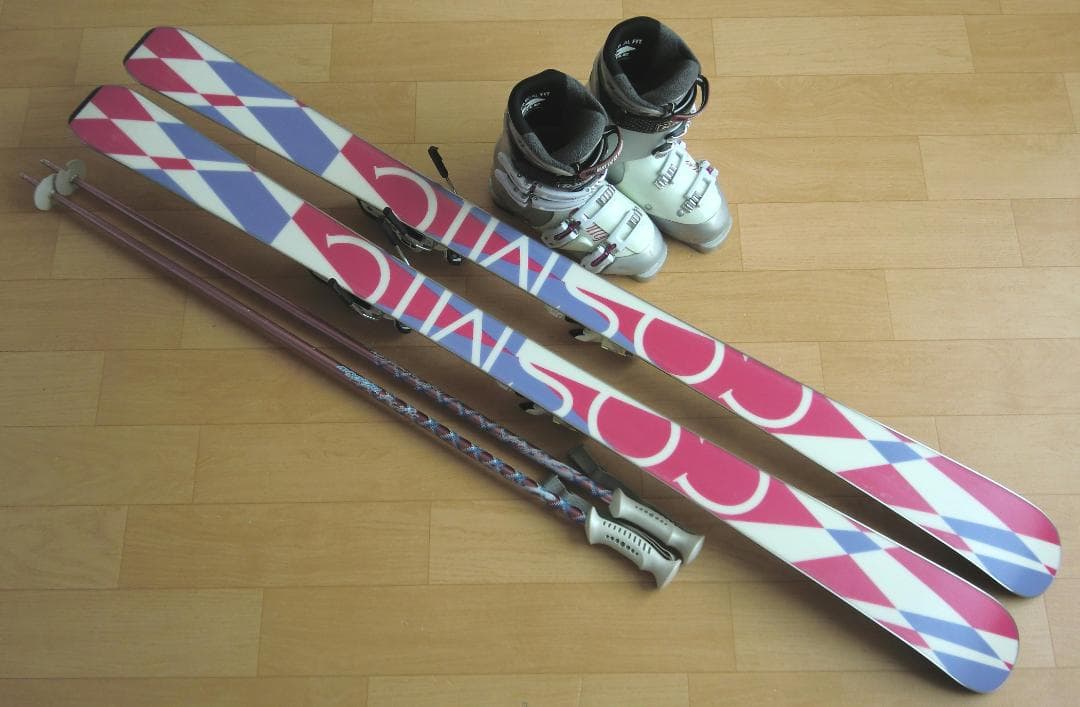 ■■送料無料■COSMICSURF■女性用スキーセット■板147靴24.5■■
