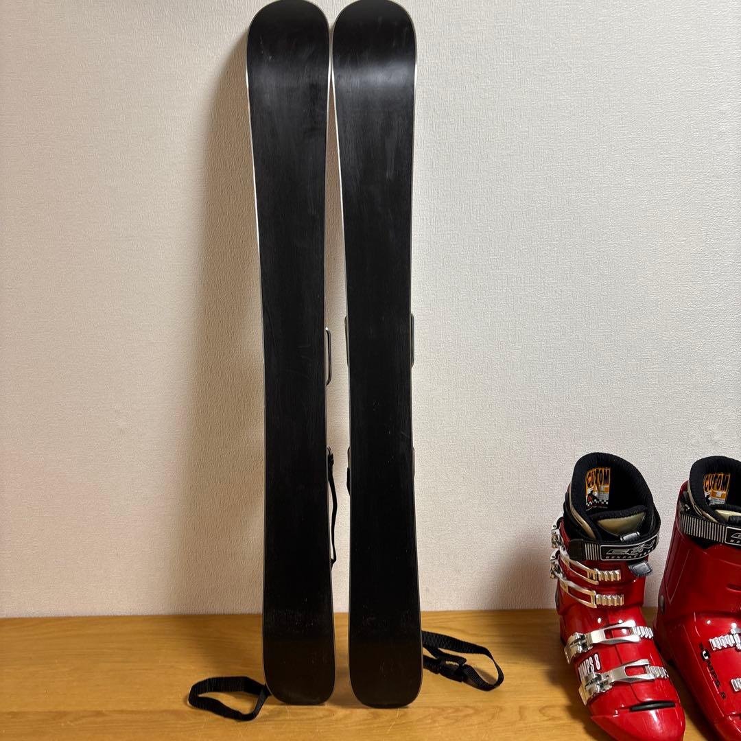 美品　メンズ　ショートスキー　ファンスキーセット　Gen 26-26.5cm