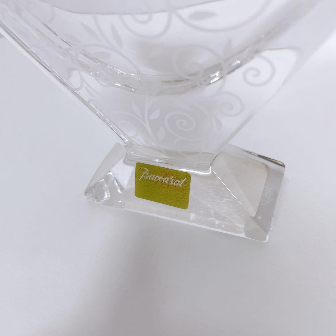【美品】Baccarat バカラ 花瓶 ランデブー クリスタル花器飾り