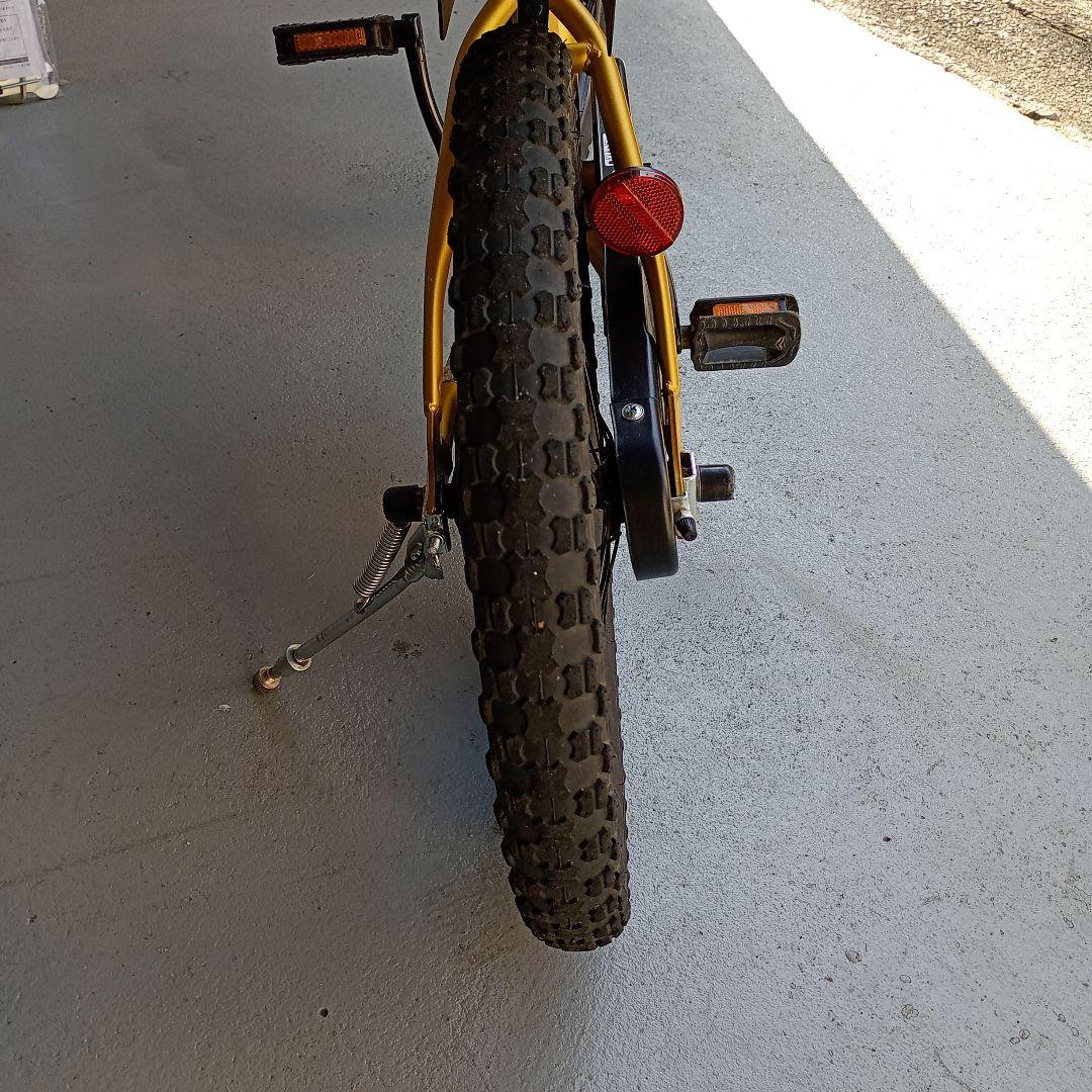RAMPAGE 子供用自転車 黒/黄色 フロントバスケット付き18インチ　京都市